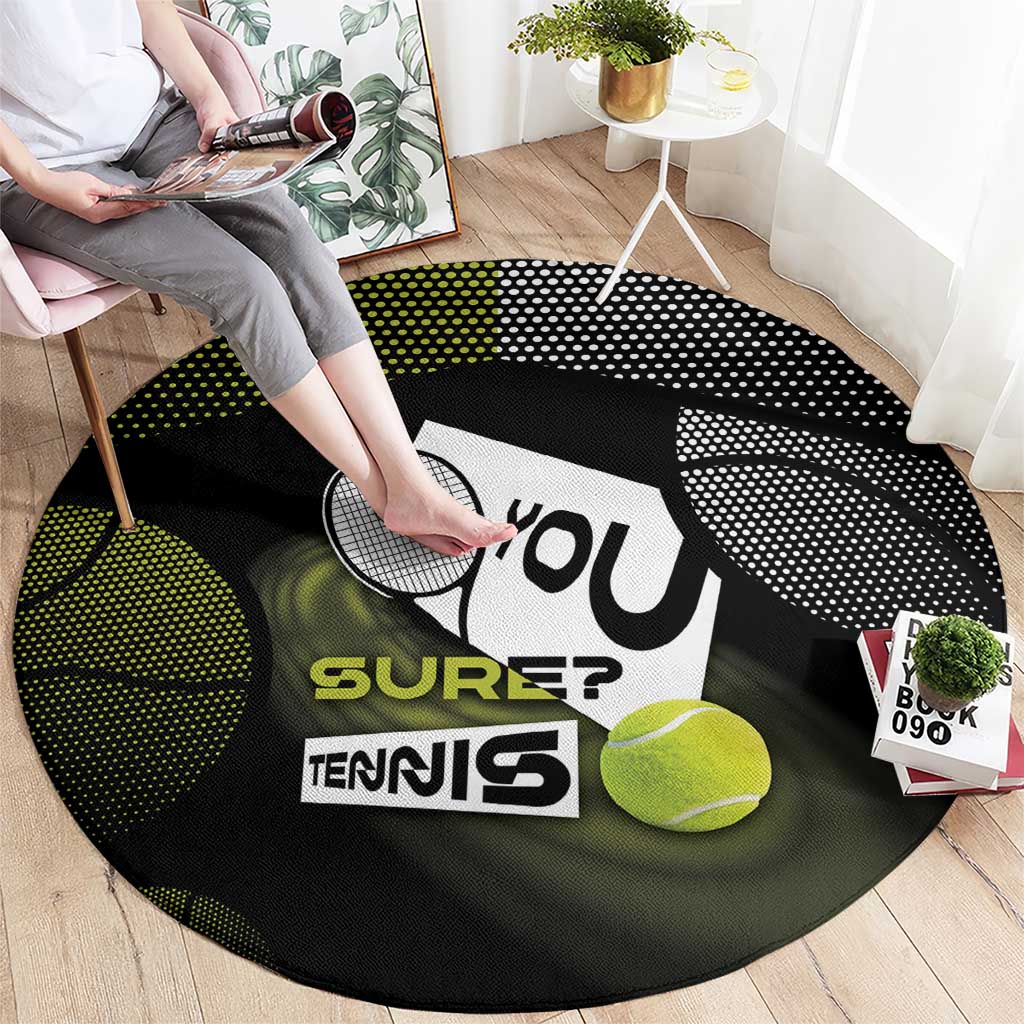 Tennis Round Carpet Grand Slam Style