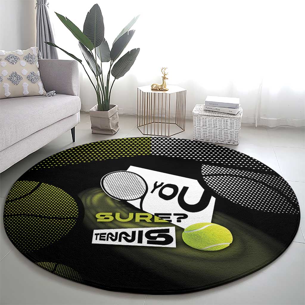 Tennis Round Carpet Grand Slam Style