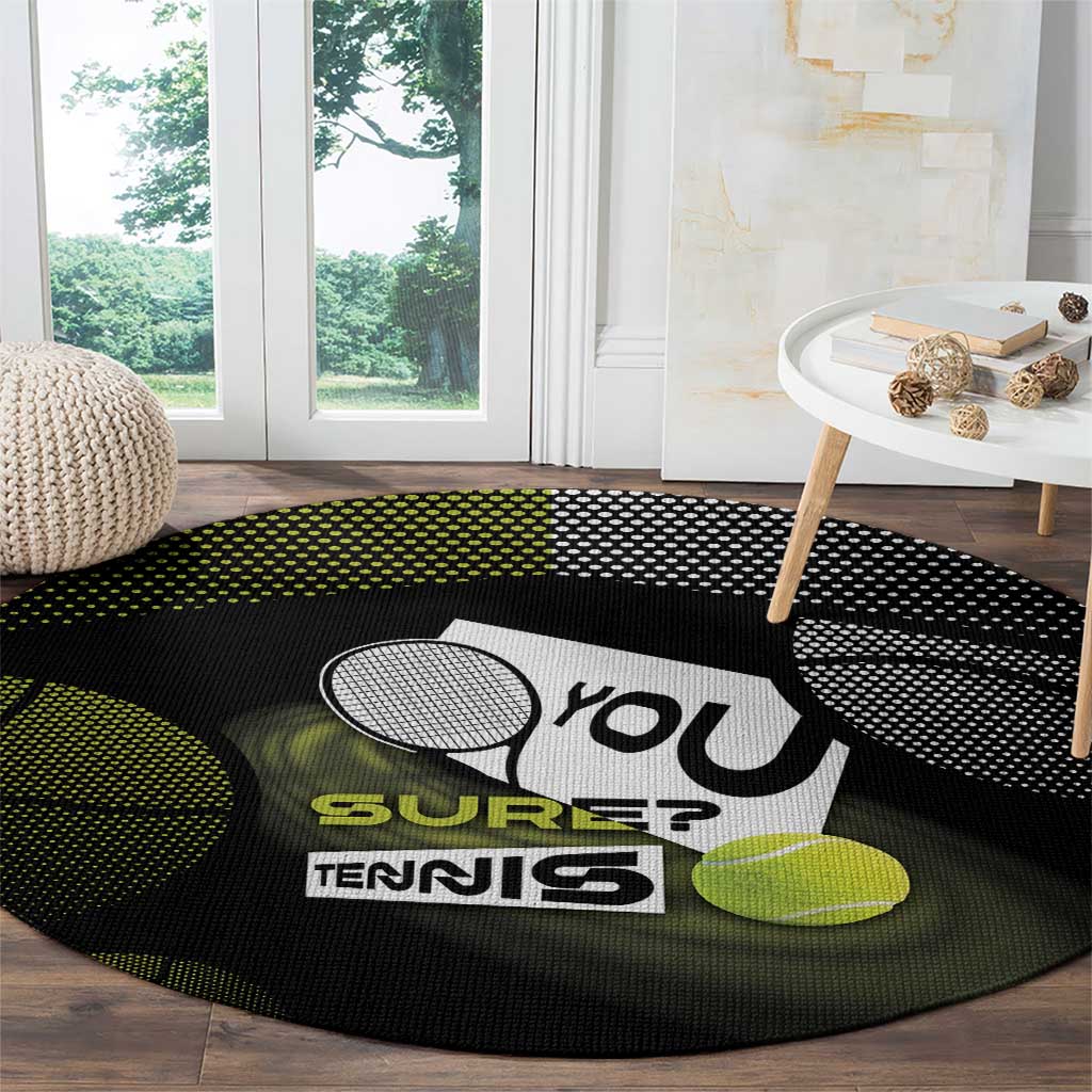 Tennis Round Carpet Grand Slam Style