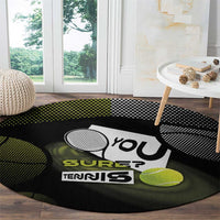 Tennis Round Carpet Grand Slam Style