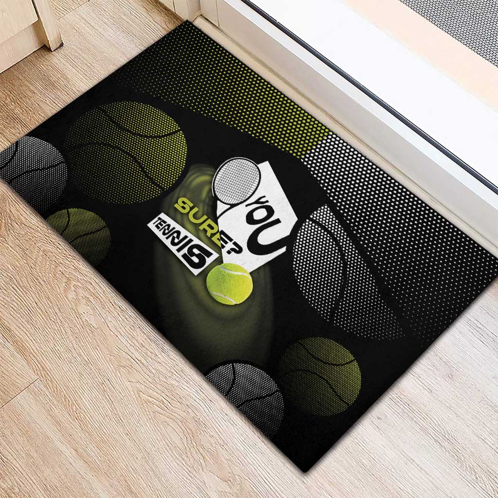Tennis Rubber Doormat Grand Slam Style