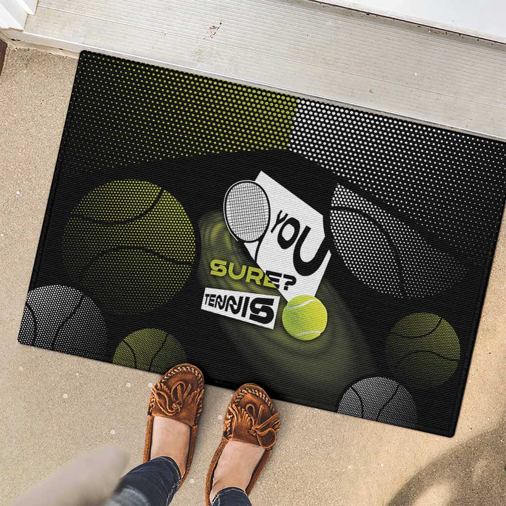 Tennis Rubber Doormat Grand Slam Style