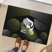 Tennis Rubber Doormat Grand Slam Style