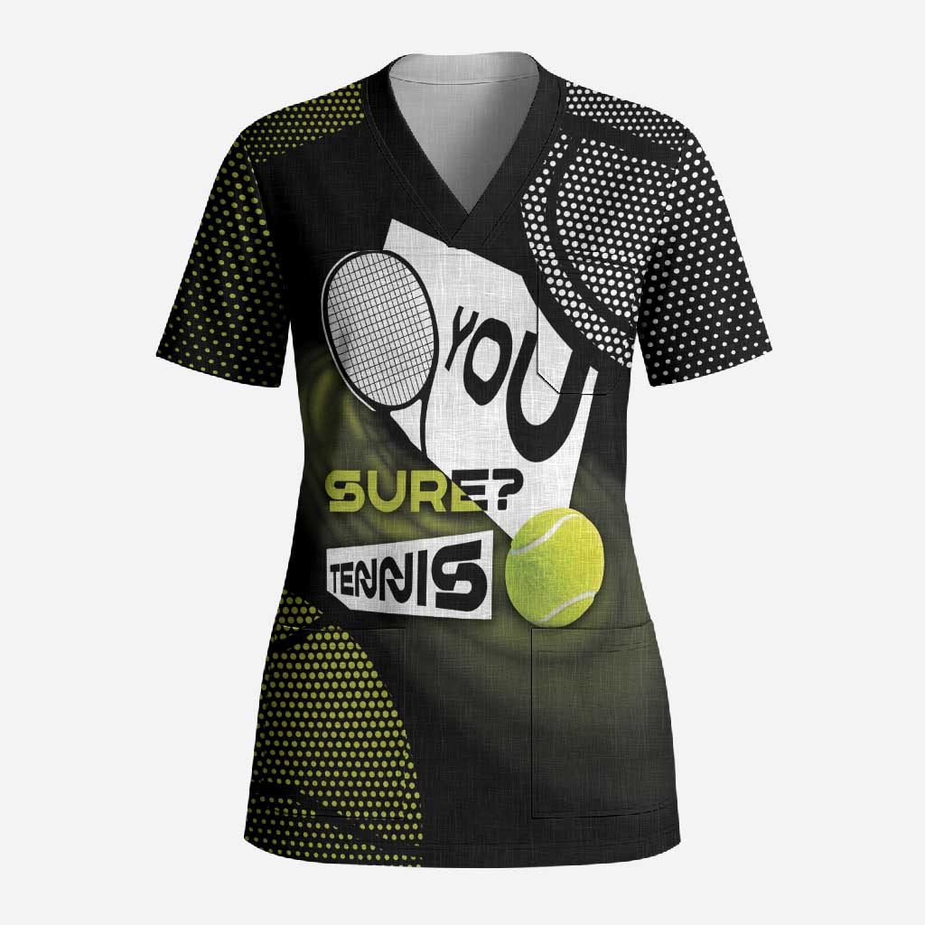 Custom Tennis Scrub Top Grand Slam Style