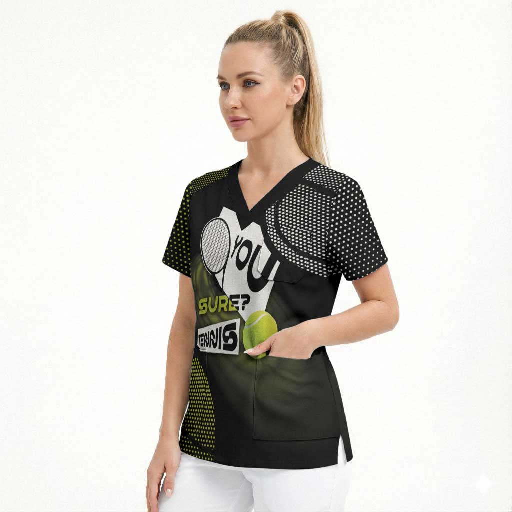 Custom Tennis Scrub Top Grand Slam Style