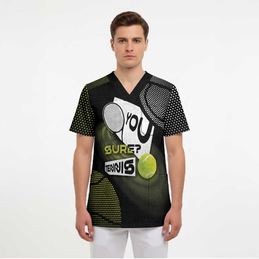 Custom Tennis Scrub Top Grand Slam Style