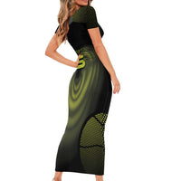 Custom Tennis Short Sleeve Bodycon Dress Grand Slam Style