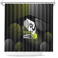 Tennis Shower Curtain Grand Slam Style
