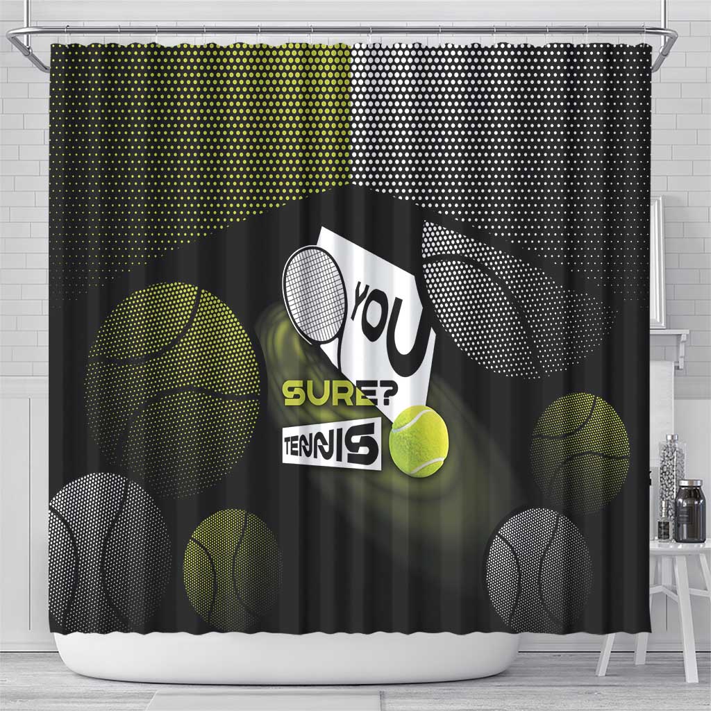 Tennis Shower Curtain Grand Slam Style