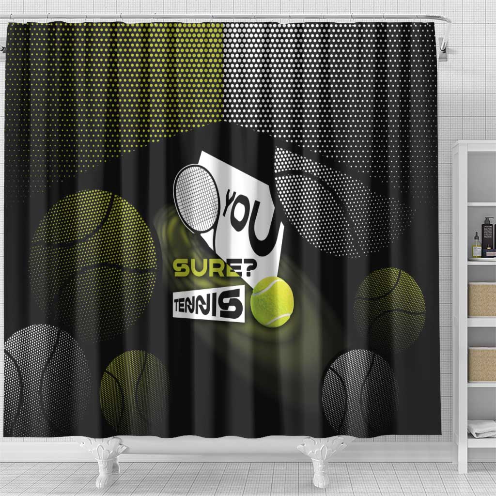 Tennis Shower Curtain Grand Slam Style