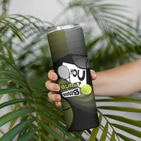 Custom Tennis Skinny Tumbler Grand Slam Style