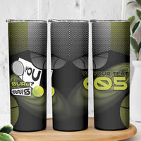 Custom Tennis Skinny Tumbler Grand Slam Style