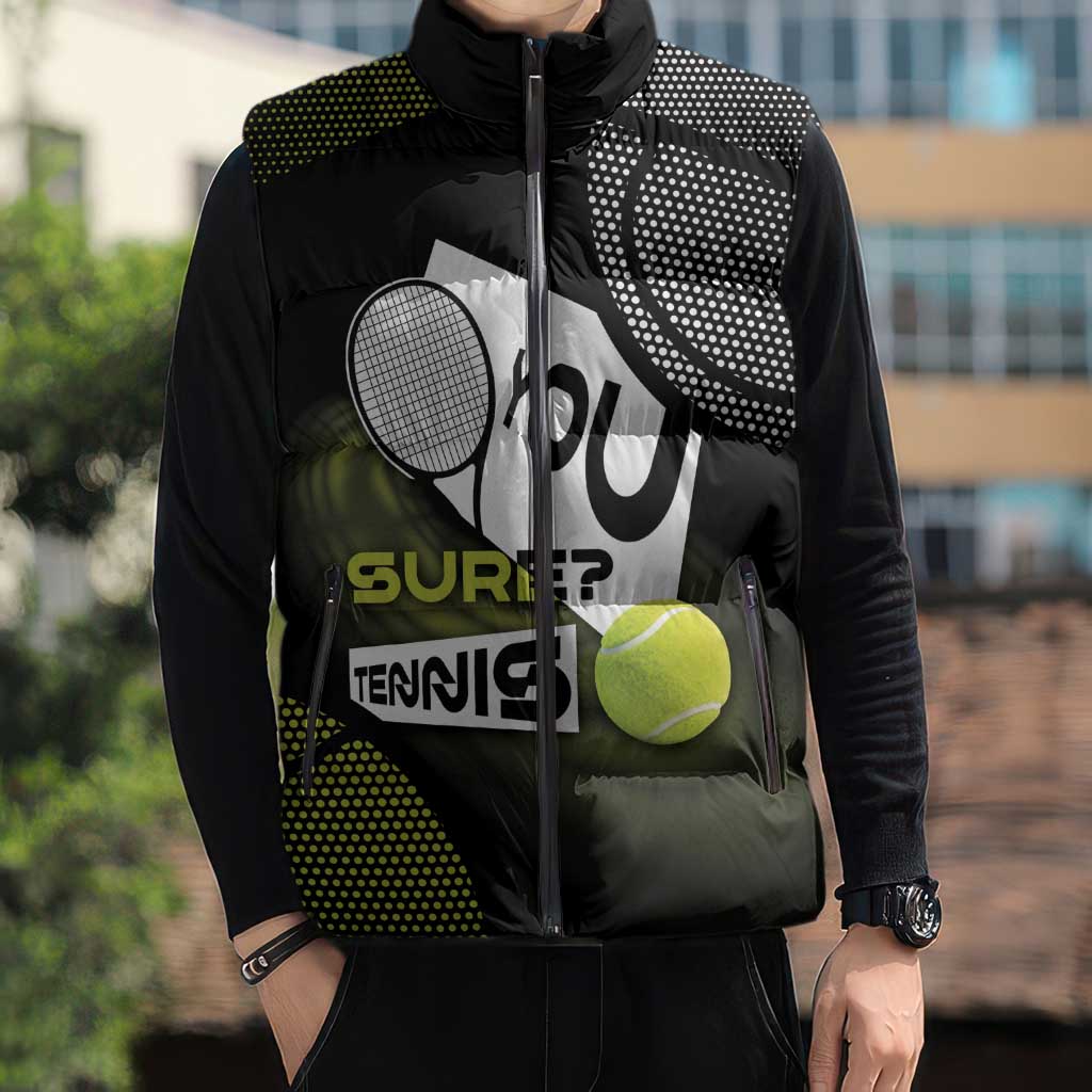 Custom Tennis Sleeveless Puffer Jacket Grand Slam Style
