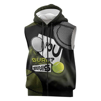 Custom Tennis Sleeveless Zip Hoodie Grand Slam Style