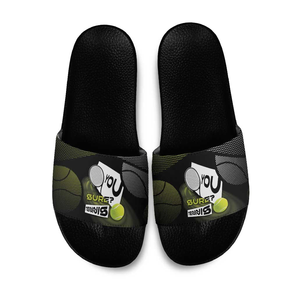 Tennis Slide Sandals Grand Slam Style