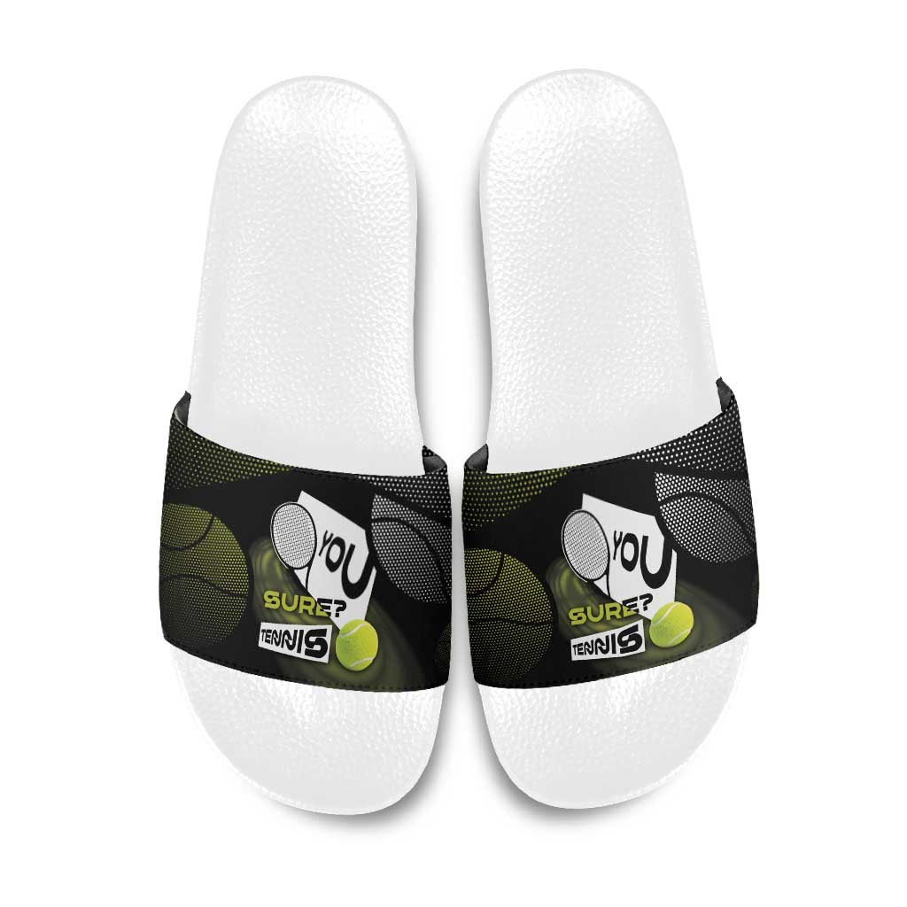 Tennis Slide Sandals Grand Slam Style