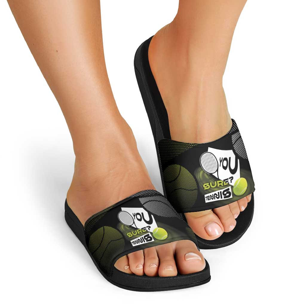 Tennis Slide Sandals Grand Slam Style