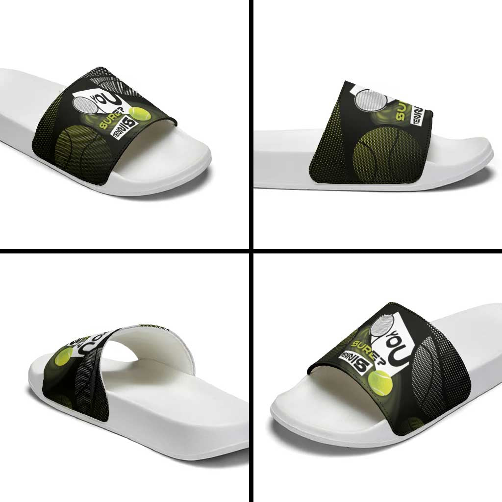 Tennis Slide Sandals Grand Slam Style