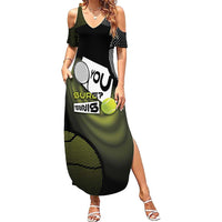 Custom Tennis Summer Maxi Dress Grand Slam Style