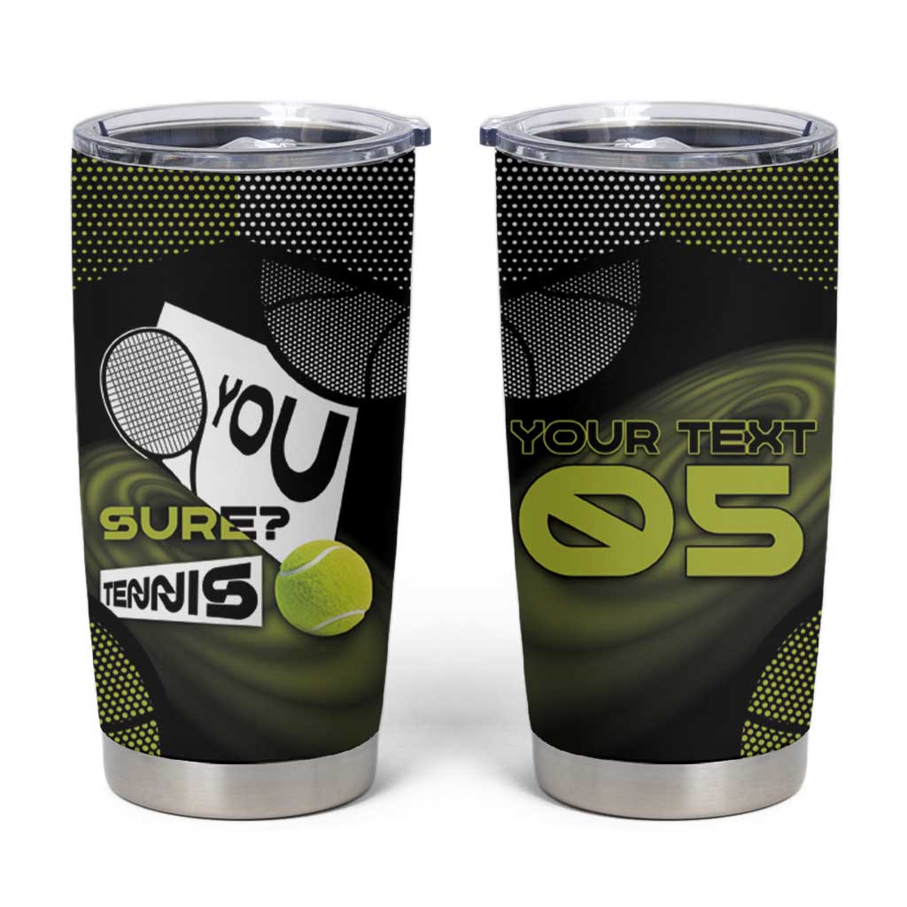 Custom Tennis Tumbler Cup Grand Slam Style
