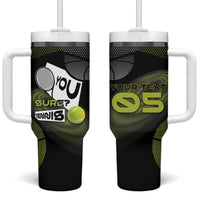 Custom Tennis Tumbler With Handle Grand Slam Style