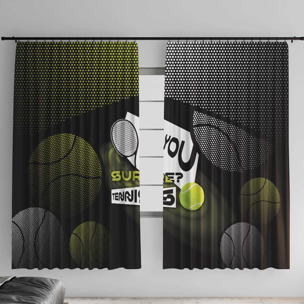 Tennis Window Curtain Grand Slam Style