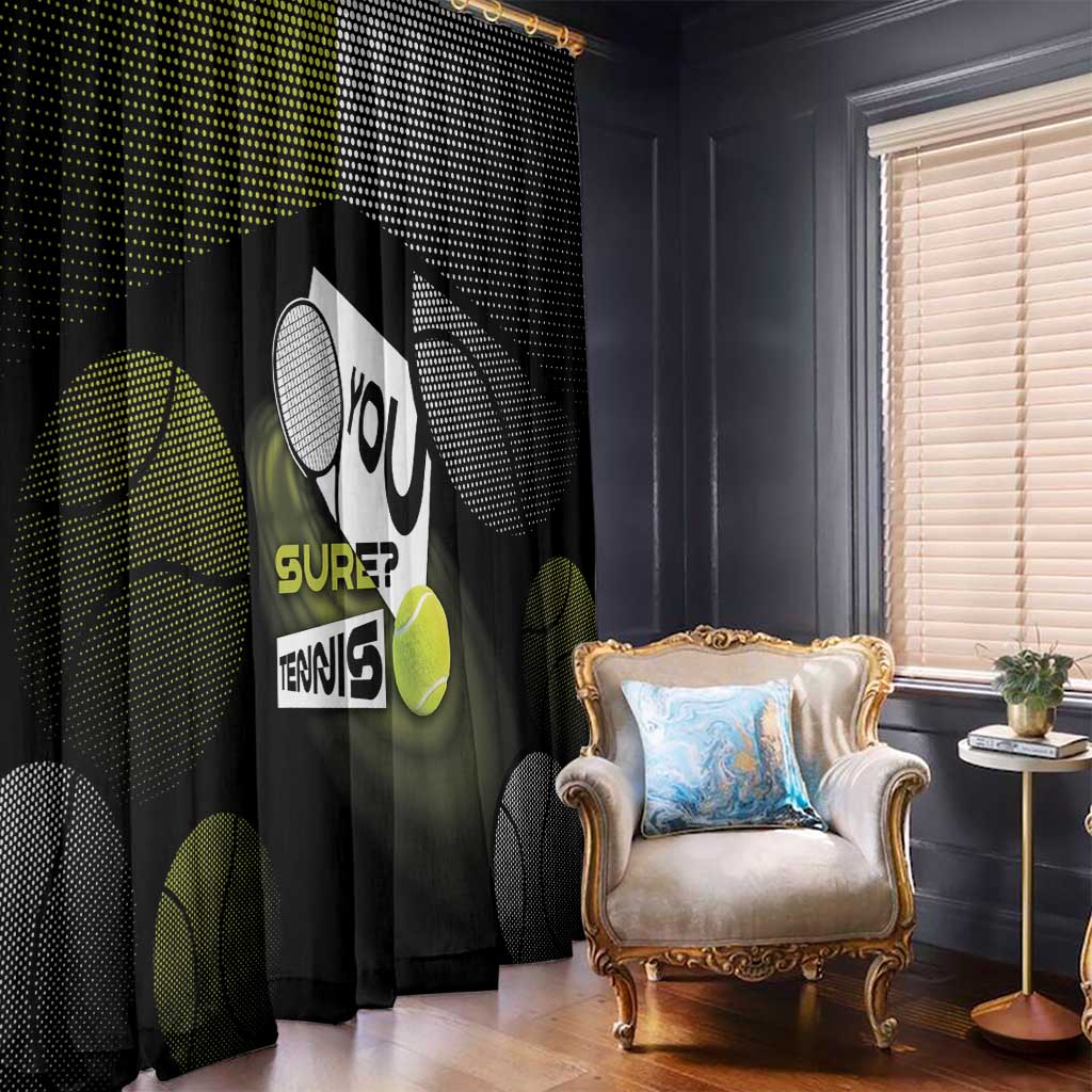 Tennis Window Curtain Grand Slam Style