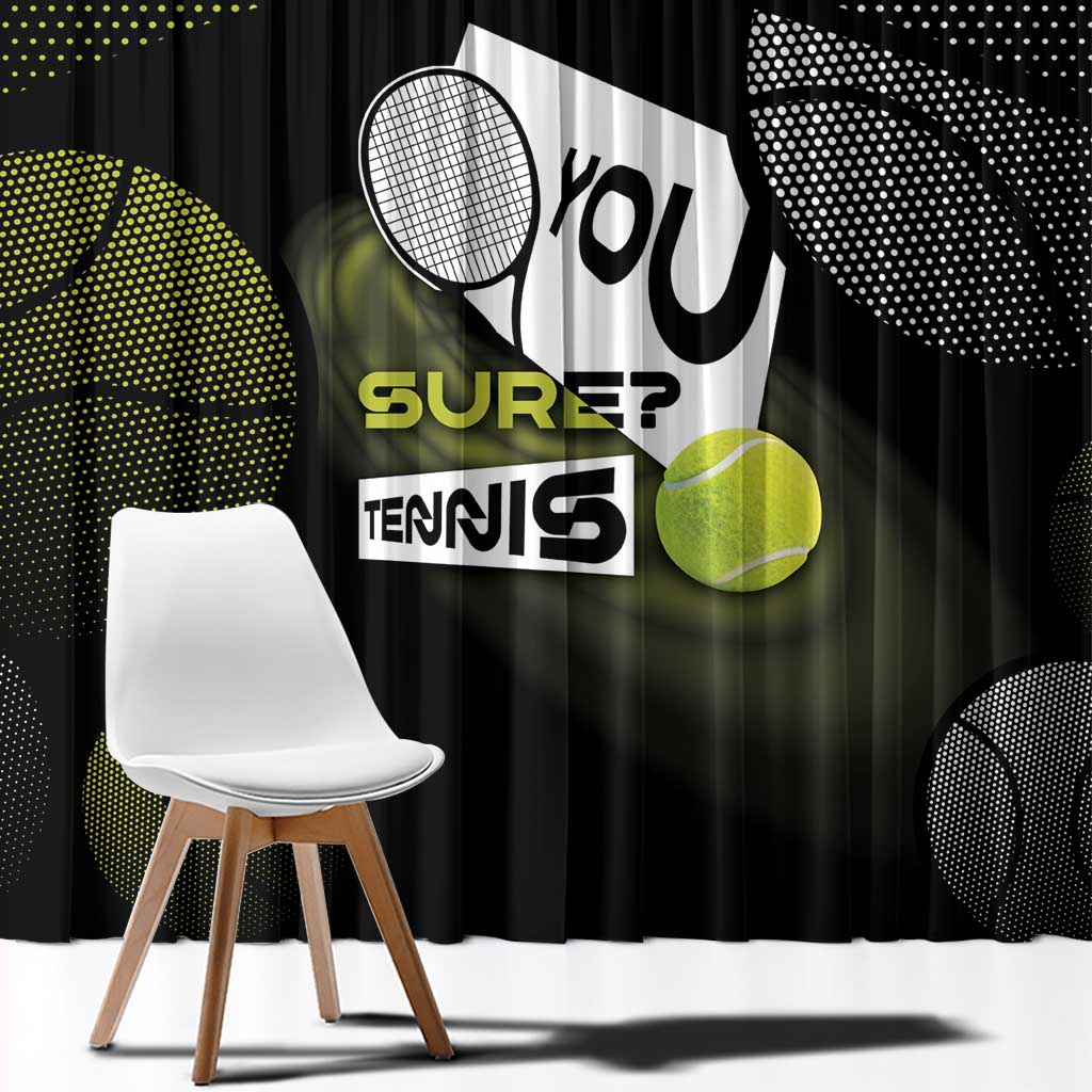 Tennis Window Curtain Grand Slam Style