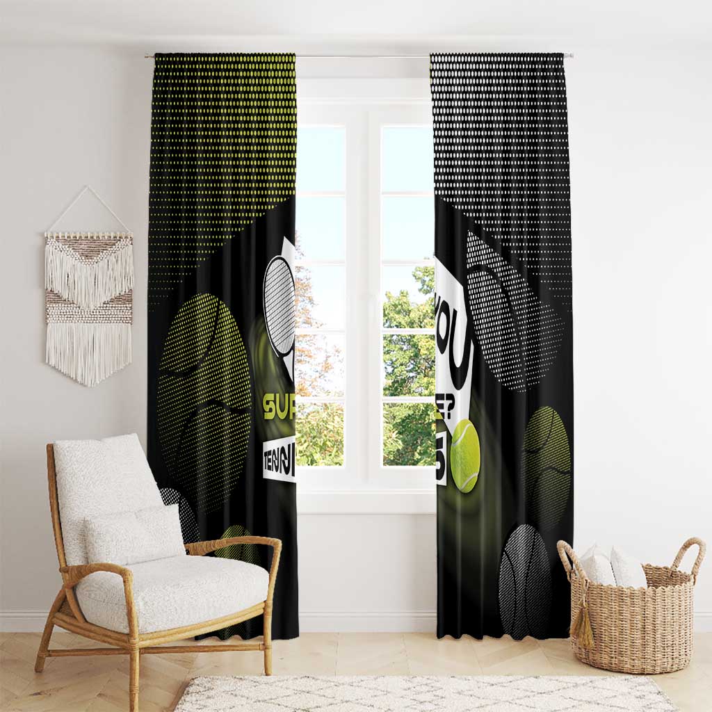 Tennis Window Curtain Grand Slam Style