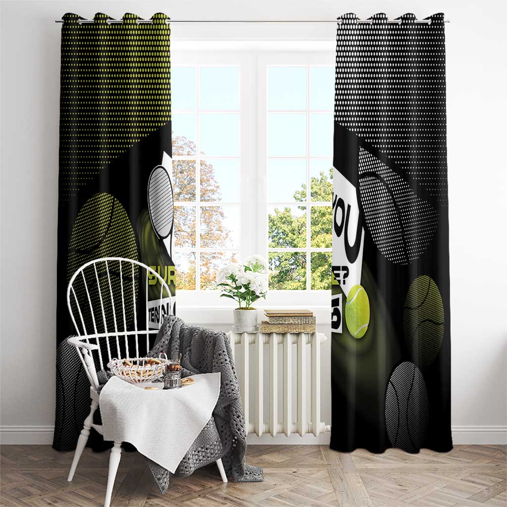 Tennis Window Curtain Grand Slam Style
