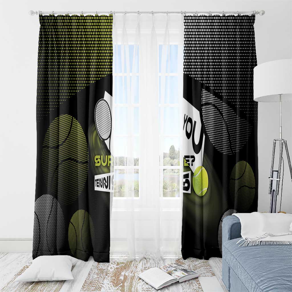 Tennis Window Curtain Grand Slam Style