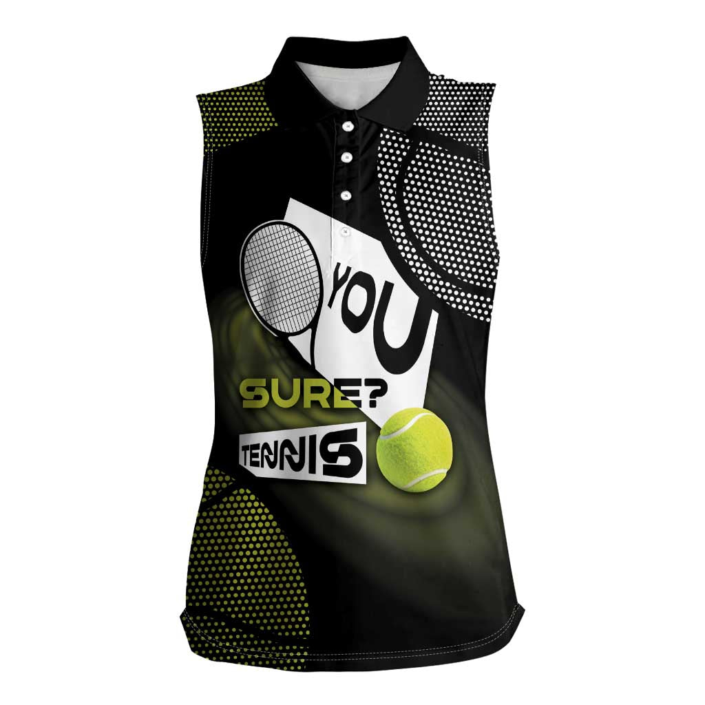 Custom Tennis Women Sleeveless Polo Shirt Grand Slam Style