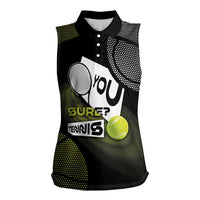 Custom Tennis Women Sleeveless Polo Shirt Grand Slam Style