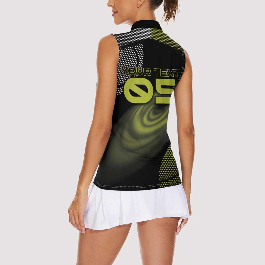 Custom Tennis Women Sleeveless Polo Shirt Grand Slam Style