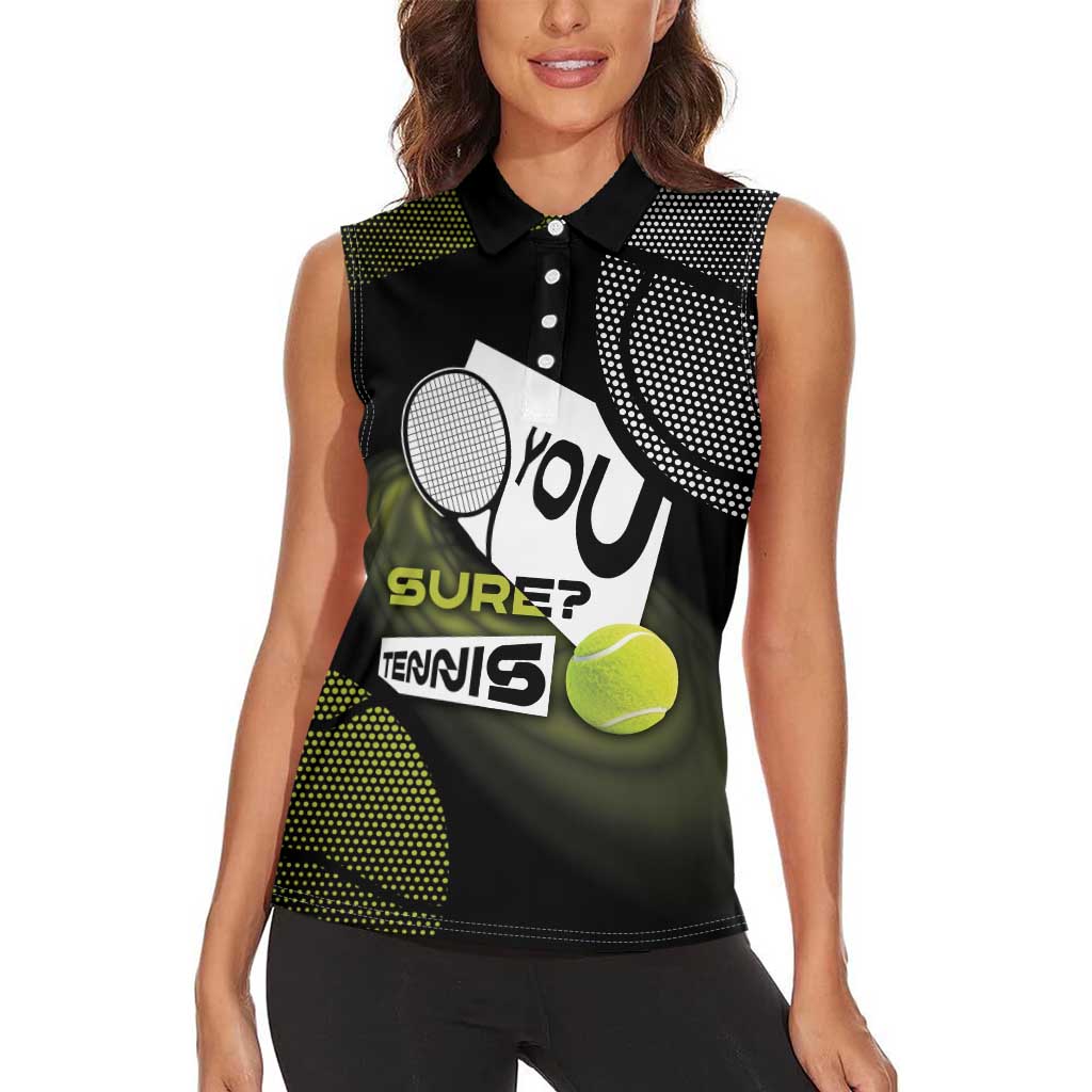 Custom Tennis Women Sleeveless Polo Shirt Grand Slam Style