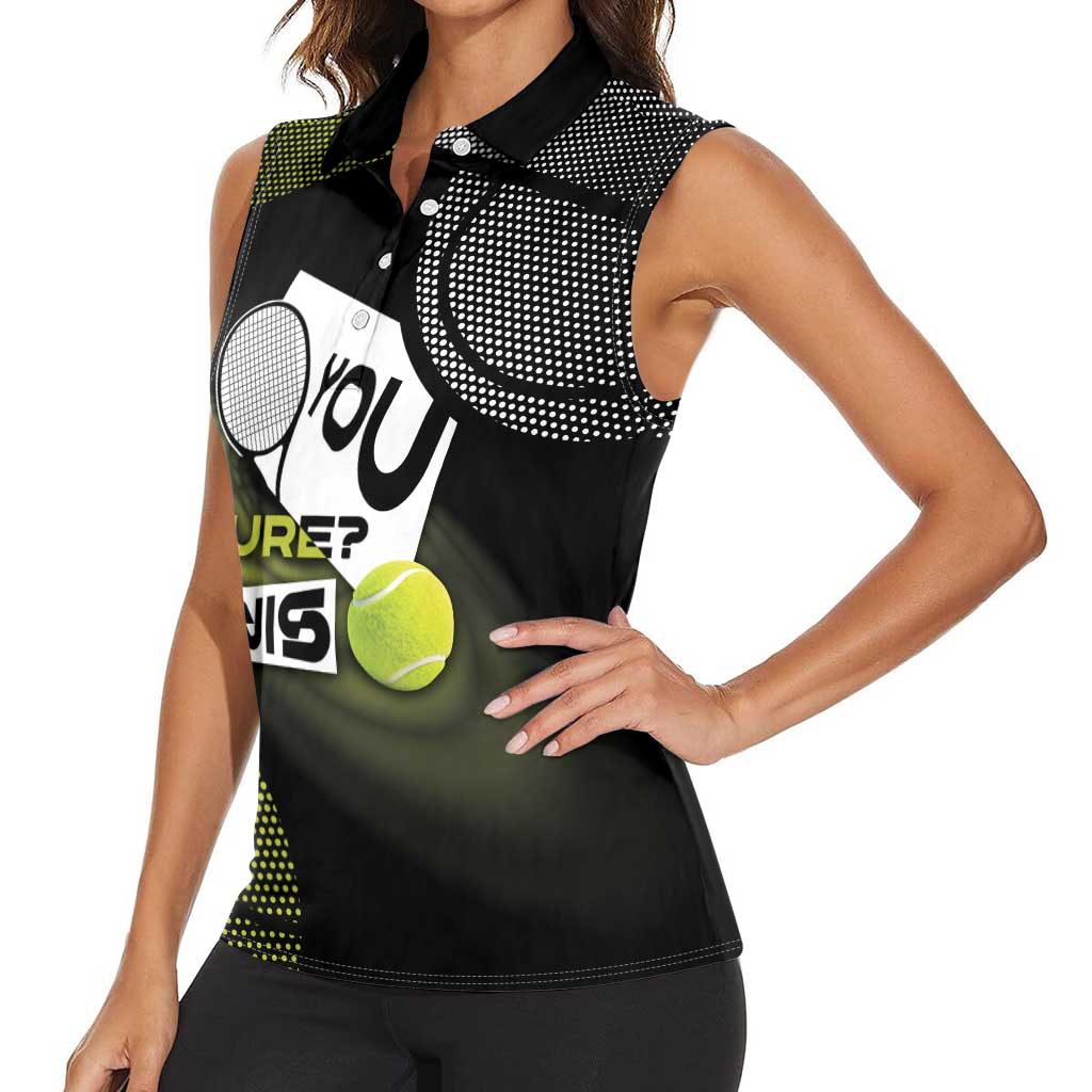 Custom Tennis Women Sleeveless Polo Shirt Grand Slam Style