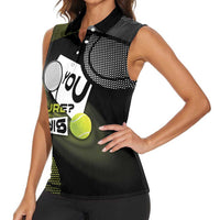 Custom Tennis Women Sleeveless Polo Shirt Grand Slam Style