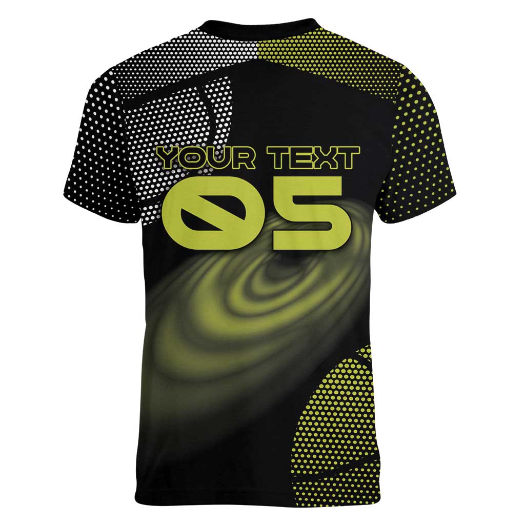 Custom Tennis Women V-Neck T-Shirt Grand Slam Style