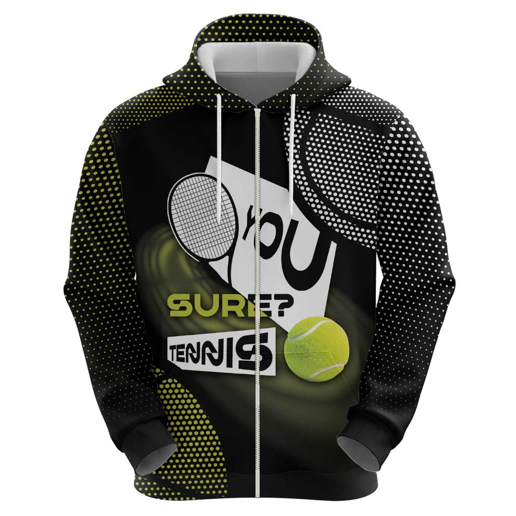 Custom Tennis Zip Hoodie Grand Slam Style