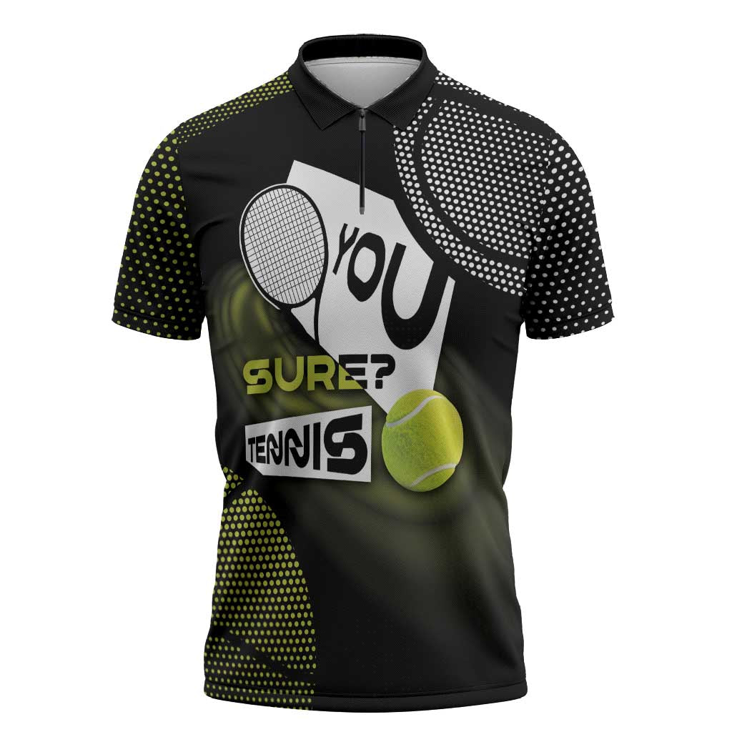 Custom Tennis Zipper Polo Shirt Grand Slam Style