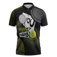 Custom Tennis Zipper Polo Shirt Grand Slam Style