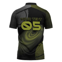 Custom Tennis Zipper Polo Shirt Grand Slam Style