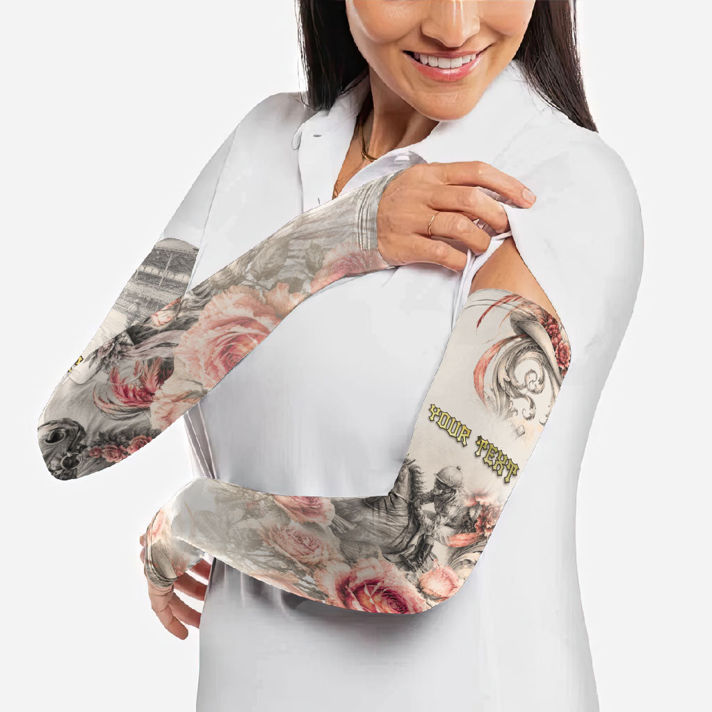 Personalized Kentucky Horse Arm Sleeves Run For The Roses