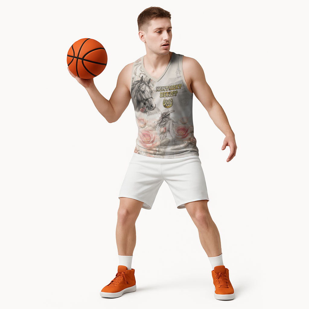 Personalized Kentucky Horse Basketball Jersey Run For The Roses