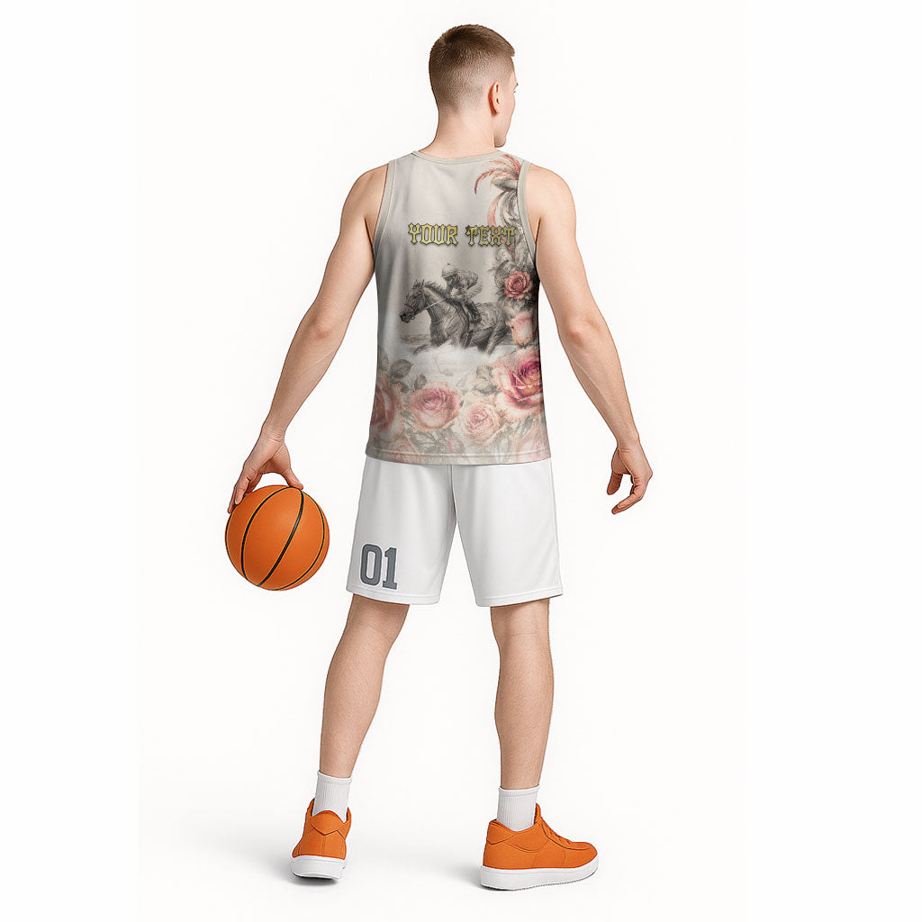 Personalized Kentucky Horse Basketball Jersey Run For The Roses