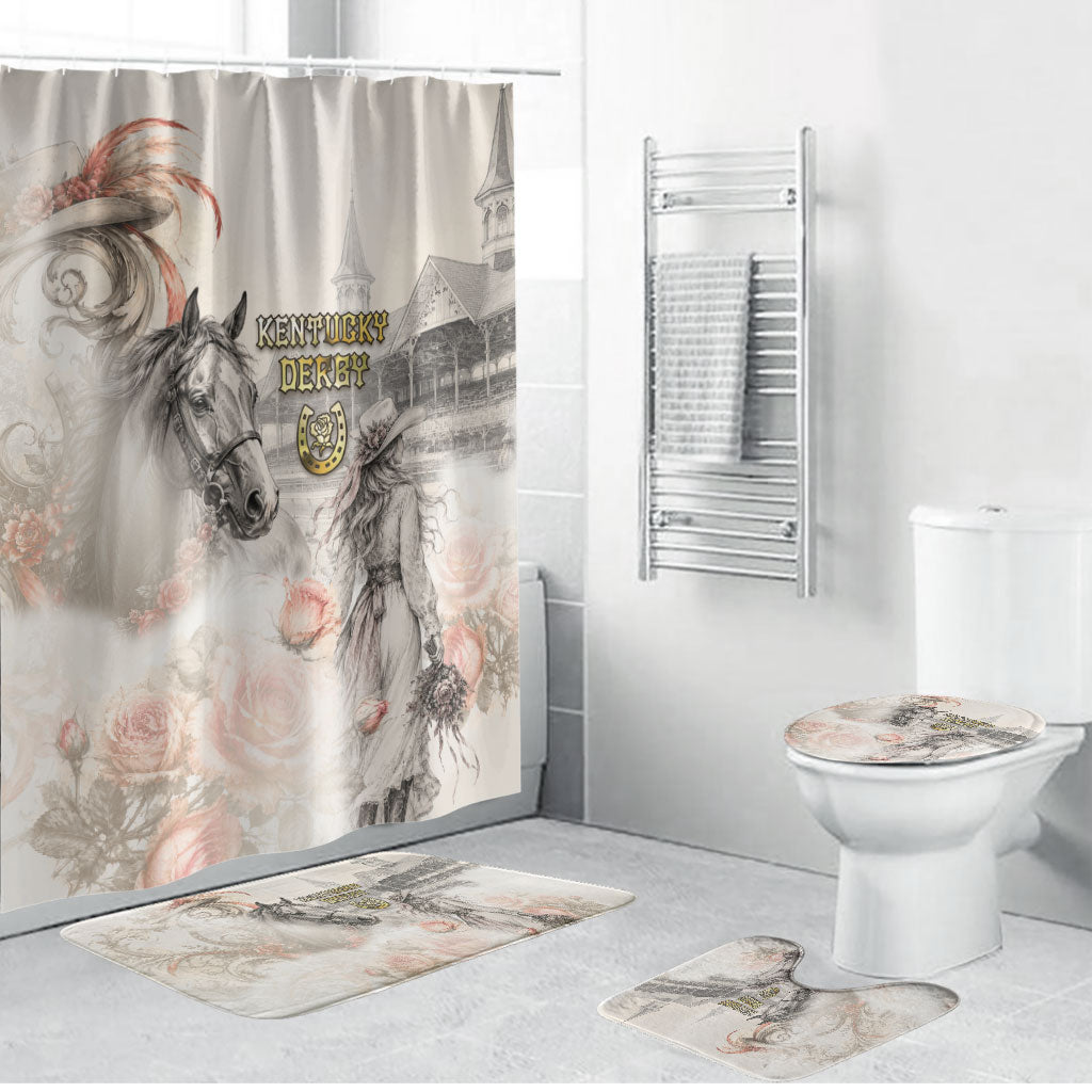 Kentucky Horse Bathroom Set Run For The Roses