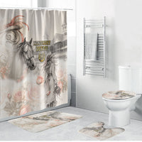 Kentucky Horse Bathroom Set Run For The Roses