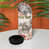 Personalized Kentucky Horse 4 in 1 Can Cooler Tumbler Run For The Roses