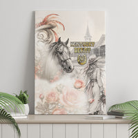 Kentucky Horse Canvas Wall Art Run For The Roses