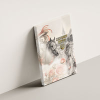 Kentucky Horse Canvas Wall Art Run For The Roses